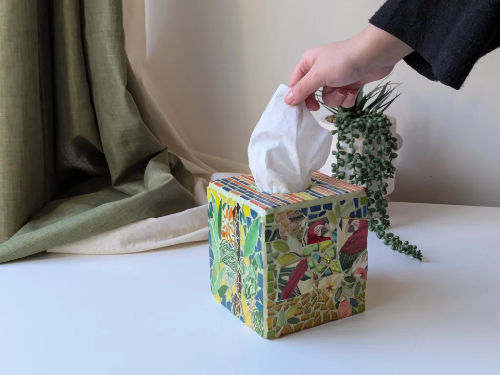 Image - Un main prend un mouchoir dans la Mosabox douanier rousseau.